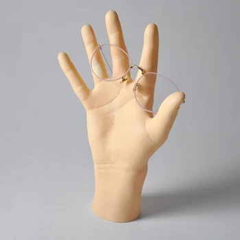 1 Szt. Wysokiej jakości Miękkiego Tworzywa sztucznego, Lekki Męski Ręcznie Manekin Model Symulacyjny dla Rękawic Godzin, Wyświetlacza  3