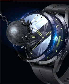 2 szt. 3D folia Ochronna Dla ekranu Huawei Watch GT3 46 mm Inteligentny Zegarek Z Miękkiego włókna Pokrywa Ochronna Akcesoria (Nie szkło)  10