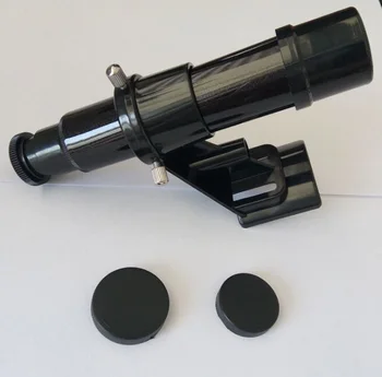 2020 5x24 Astronomiczny Teleskop Finderscope Optyczny Poszukiwacz Celowniki Optyczne Z Łącznikiem Celownika Celownik Czarny Bez Монокуляра  5