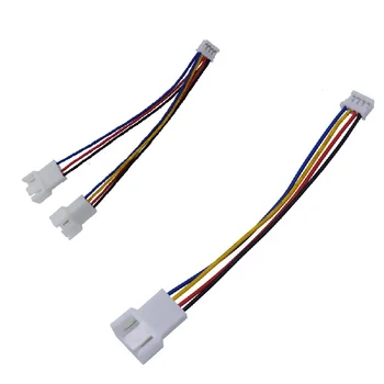 2szt 4-pinowy kabel-adapter wentylatora, Konwersja przedłużaczy, karta VGA mirco 4pin mini 4pin wentylator, 11 cm, możliwość regulacji temperatury  4