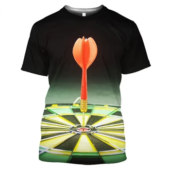 3D Dart Bar Casual t-Shirt Męska Damska, Modna Ulica Koszulka dziecięca Z Krótkim Rękawem I Okrągłym Dekoltem Dziś Wyprzedaż t-shirt  10