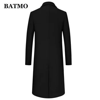 BATMO 2021 nowa dostawa, zimowy wysokiej jakości wełny rów dla mężczyzn, męskie zagęszczony długi płaszcz, duże rozmiary M-XXXL 1120  10