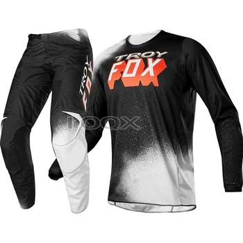 Darmowa Wysyłka Jersey Spodnie Combo Motocross Dla Dorosłych Sprzęt jazda na Rowerze Motocykl MX SX off-road Bike Wentylowany Wyścigi BMX ATV  5