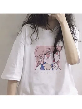 Deeptown Anime Graficzny t-shirt Japoński Kawaii Kreskówka z Krótkim Rękawem E t-shirt dla Dziewczyn Harajuku Koszulki Letnie Topy dla Kobiet Moda  10