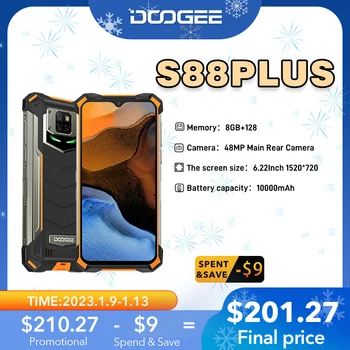 DOOGEE S88 Plus Wytrzymały Telefon 6,3 