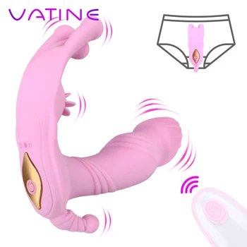 Erotyczny Wibrator albo delikatnej Inteligentny Grzejny Dildo Wibratory Majtki 7 Tryb Stymulator Łechtaczki Sex Zabawki dla Kobiet  10