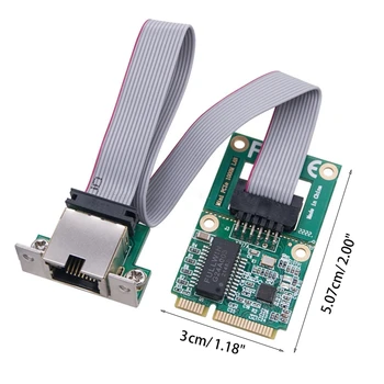 Gigabitowa karta RTL8111F RJ45 Karta Mini PCIE LAN Ethernet Adapter  5