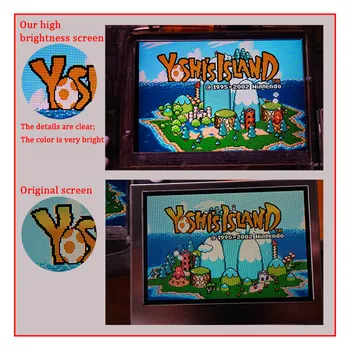 Kabel taśmowy i Wymiana szklanych soczewek Ekranu dla GBA IPS V2 Zestawy ekranów LCD na pełnym ekranie akcesoria do Konsoli GameBoy Advance  10
