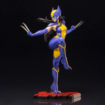 Kotobukiya Oryginalna Statua Marvel X-Men, X-23 Wolverine Laura Kinney Prawdziwa Kolekcjonerska Model Anime Figurka Zabawki Prezenty  10