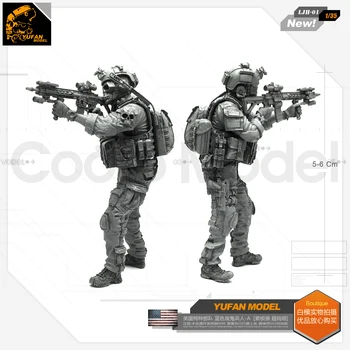 Model Yufan 1/35 Figurka z żywicy Blue Devil Soldier-model z żywicy Ljh-01 dla sił specjalnych USA LJH-01  0