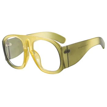 Nowa Moda Plastikowe Okrągłe Okulary Anty-Niebieskie Światło Optyczna Oprawa Punkty 2022 Ponadgabarytowych Wytrzeszczone Okulary Okulary Do Czytania  10