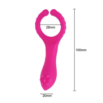 Nowe Silikonowe G spot Stymulują Wibratory Dildo Zacisk Dla Sutki Masturbacja wibrator Dorosłych Sex Zabawki Dla Kobiet, Mężczyzn, Pary  10