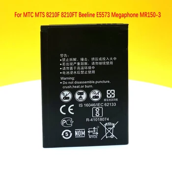 Nowy Oryginalny Akumulator 1500 mah Dla MTC MTC 8210F 8210FT Beeline E5573 Megafon MR150-3 Wi-Fi, router VPN Wysokiej Jakości  10