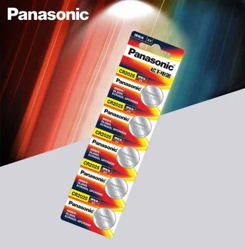 Panasonic Original cr2025 Klawiatury Baterie cr2025 3V Litowa Moneta Bateria Zegara Kalkulator Waga Skala  10
