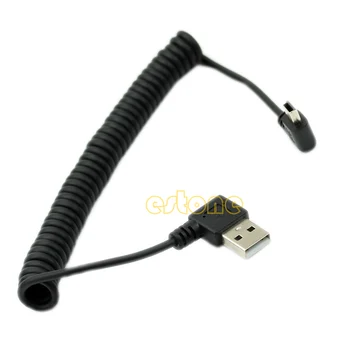 Praktyczny 90 Stopni lewy róg USB 2.0 A Wtyczkę do Lewego rogu Mini B 5p Pomocą kabla  10