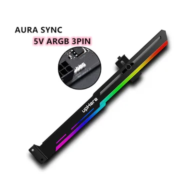 Procesor graficzny uchwyt karty graficznej rama Nośna RGB podświetlona lampka do dekoracji 12 RGB/5 W ARGB AURA SYNC  10