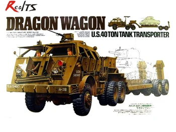 TAMIYA MODEL 35230 40 tonowy amerykański czołg transporter dragon wagon  4