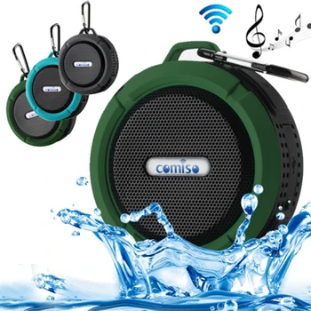 Wodoodporne bluetooth, głośnik przenośny Przyssawka Bluetooth, głośnik Przenośny Bezprzewodowy zestaw Głośnomówiący Bluetooth-słuchawka do prysznica  4