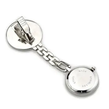 Zegarek kwarcowy-Brelok z Emotikon w jego skład wchodzi dla Pielęgniarek Srebrno-biały  10