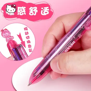 Ładna шестицветная długopis Hello Kitty, ekran dotykowy multi color uniwersalny marker, Studencki uchwyt, uchwyt urzędniczy  10