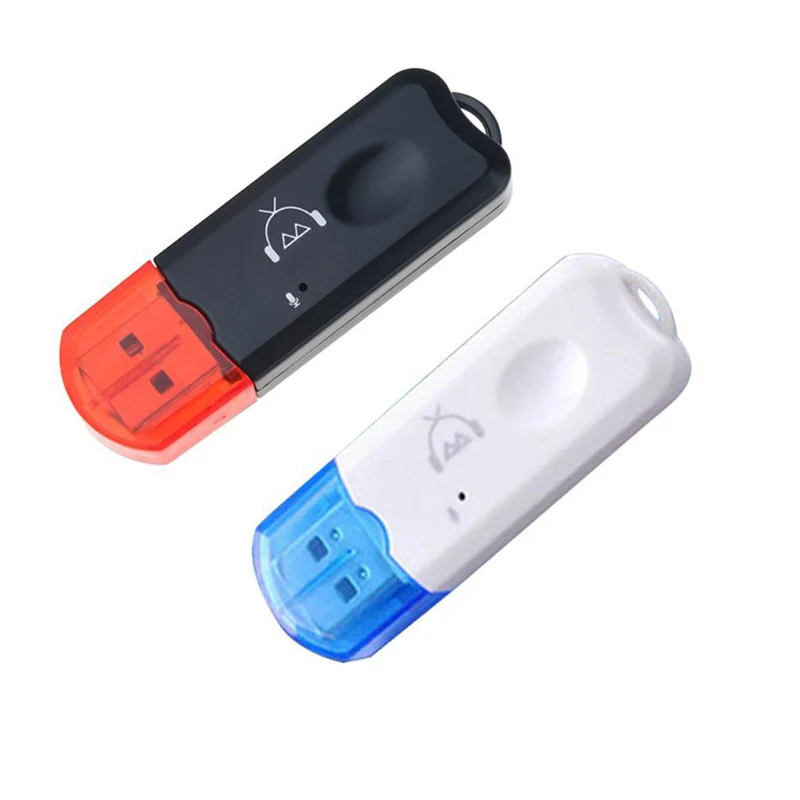 USB, Bluetooth-kompatybilny Przybrany Bezprzewodowy Adapter audio Stereo Z Mikrofonem Dla głośnika samochodowego odtwarzacza MP3 USB