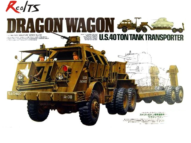 TAMIYA MODEL 35230 40 tonowy amerykański czołg transporter dragon wagon