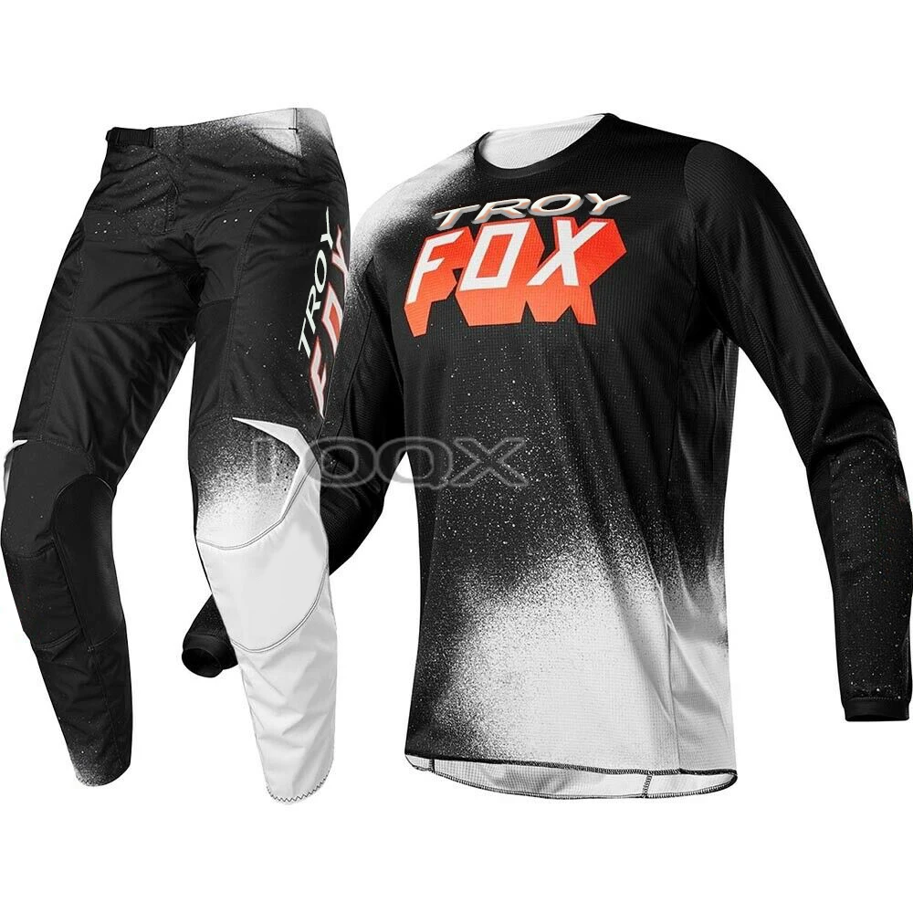 Darmowa Wysyłka Jersey Spodnie Combo Motocross Dla Dorosłych Sprzęt jazda na Rowerze Motocykl MX SX off-road Bike Wentylowany Wyścigi BMX ATV