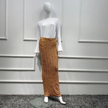 Abaya Mujer Turcja Muzułmański Strój Z Długiej Spódnicy Maxi Moslim Spódnice Jurken Sukienki Abayas Dla Odzieży Damskiej Jupon Sous Robe Vestidos  5