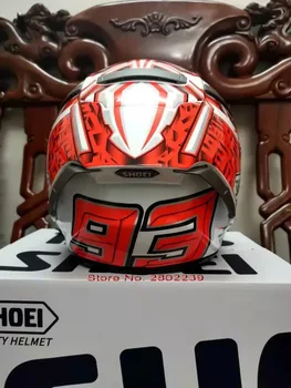 Kask z całą twarz X14 93 Marquez czerwony niebieski ant kask Motocross Motocykl Kask Do jazdy Konnej Casco De Motocicleta  5