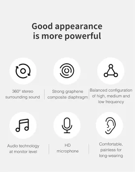 QKZ AK5 Słuchawki Z Ciężkim Basem zestaw Słuchawkowy Hi-Fi Słuchawki Iron Pilot Bluetooth Kabel Słuchawki redukujące hałas Słuchawki Sportowe  5