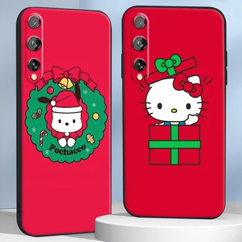 Świąteczne Pokrowce dla telefonów z Hello Kitty dla Huawei Honor 8X9 9X9 Lite 10i 10 Lite 10X Lite Honor 9 Lite 10 10 Lite 10X Lite Carcasa  5