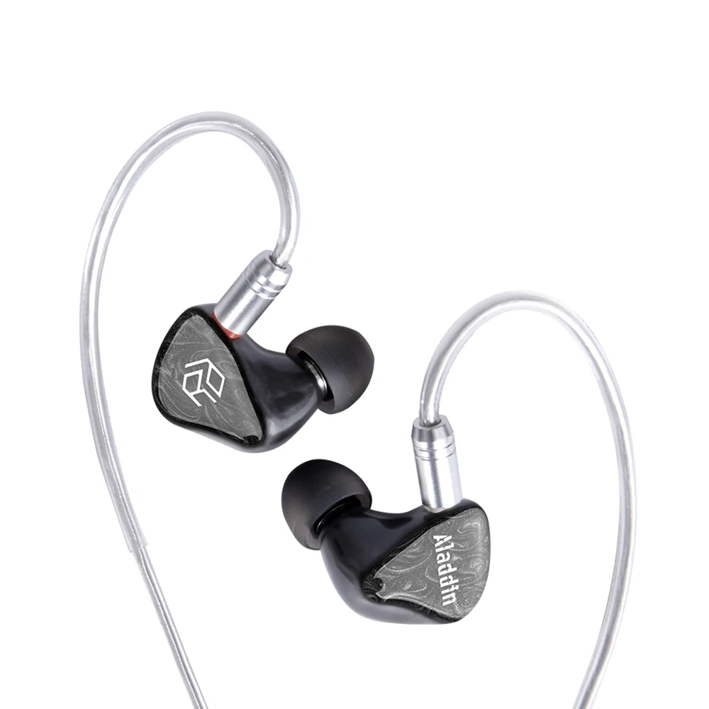 Yanyin Aladdin 3BA + 1DD Hybrydowe Sterowniki Hi-Fi Słuchawki douszne IEMs z Odłączanym Kablem 0,78 mm 2pin dla Muzyków-audiofila